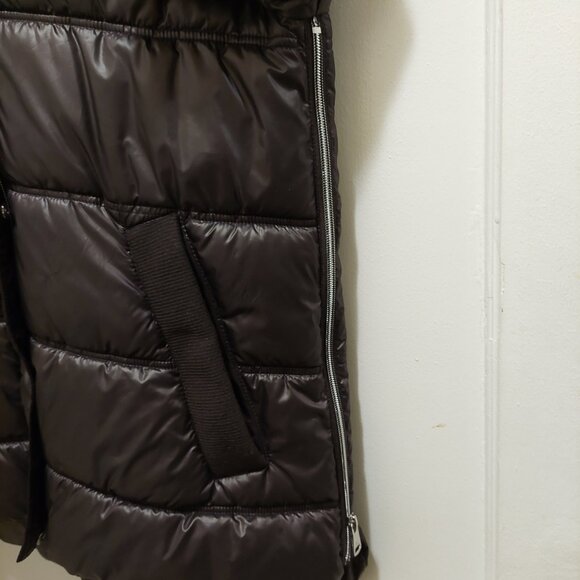 NWT Kenneth Cole New York Chocolate Brown Hooded Puffer, XL NWT - Picture 5 of 7